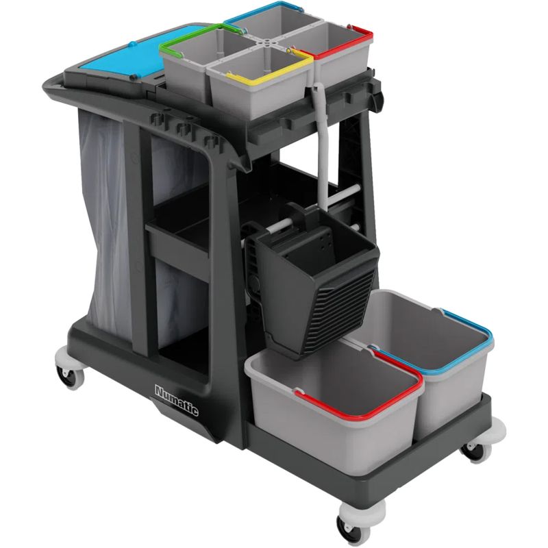 Chariot de ménage professionnel Numatic Ecomatic 3