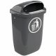 Poubelle d\'extérieur 50L plastique