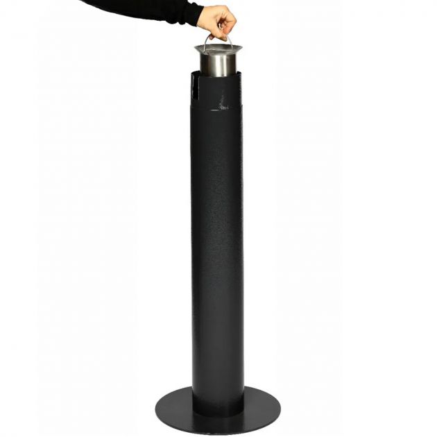 Cendrier sur pied XXL sceau intérieur