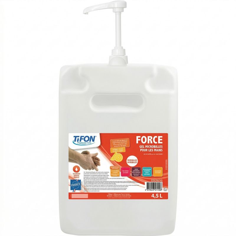 Savon gel atelier microbilles pour les mains 4,5 L