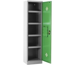 Armoire phytosanitaire 1 porte ouverte