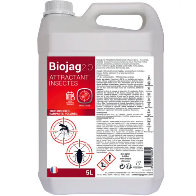 Attractant insectes volants et rampants 5L