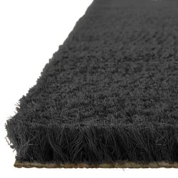 Tapis coco couleur sur mesure PMR premium Gris 23 mm