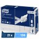 Essuie mains 2 plis Tork H2 Xpress Soft Advanced - 2856 feuilles