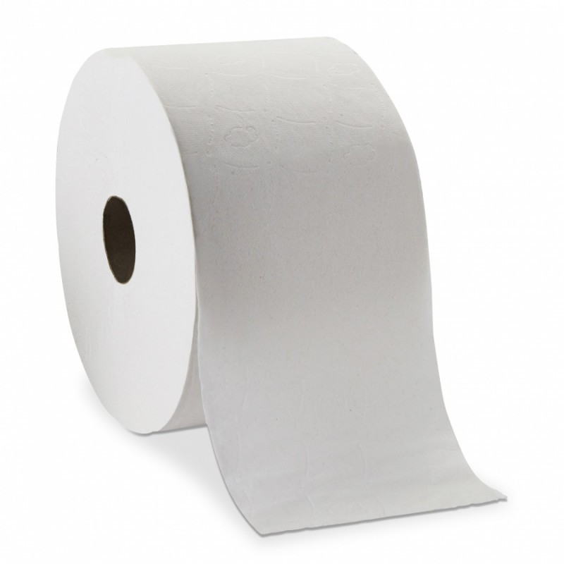 Papier toilette mini jumbo 180m Ecolabel x12