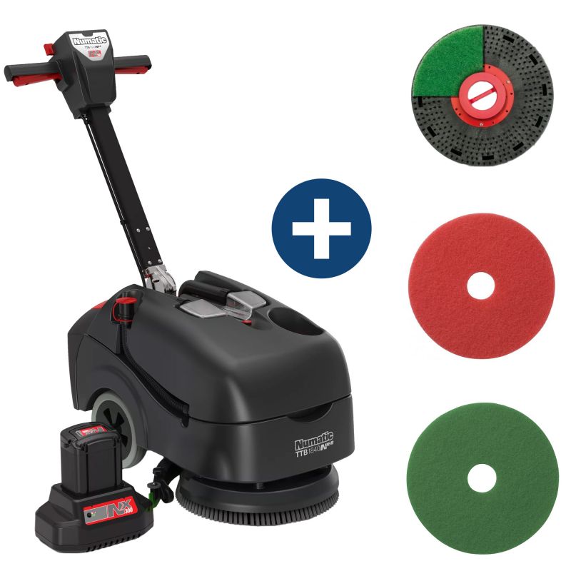 Kit autolaveuse compacte à batterie Numatic TTB1840NX-R