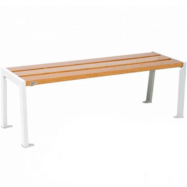 Banquette Procity Silaos chêne clair 120 cm blanc