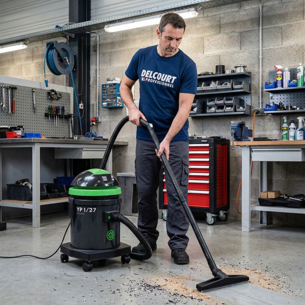 Aspirateur eau et poussière 27 L cuve plastique ICA YP 1/27