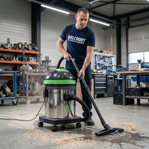 Aspirateur professionnel atelier mécanique eau et poussière YS 1/27