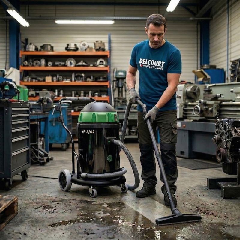 Aspirateur eau et poussière 2 moteurs cuve plastique 62 LYP 2/62