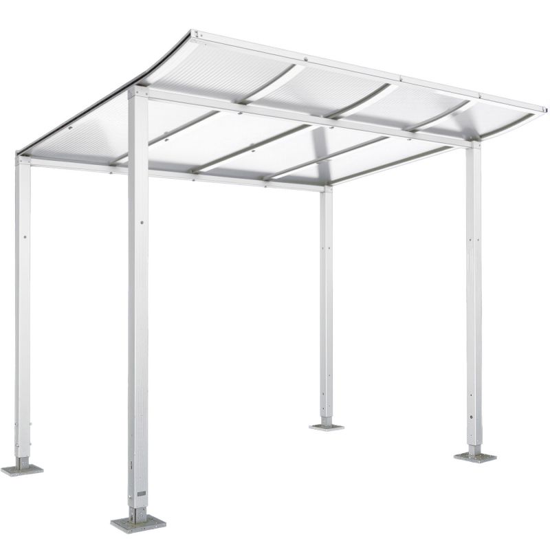 Abri vélos Modulo 2000 mm sans bardage blanc