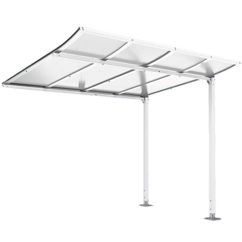 Extension abri vélo Modulo sans bardage blanc