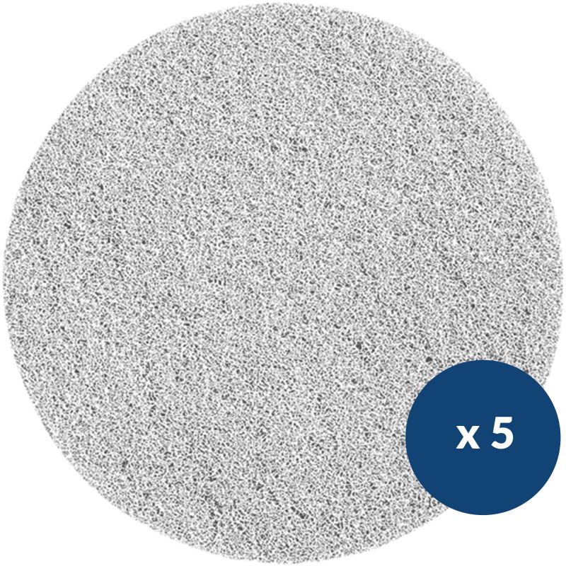 Disque de lustrage blanc pour monobrosse M3L - lot de 5