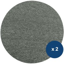 Disque en laine d'acier cristallisation pour monobrosse M3L x 2