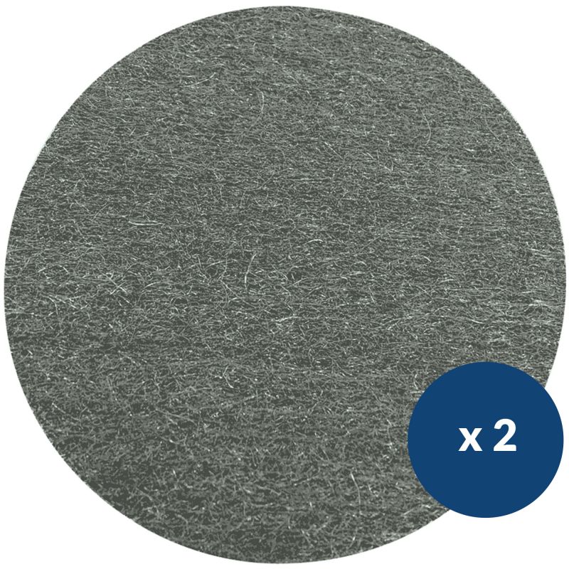 Disque en laine d'acier cristallisation pour monobrosse M3L x 2