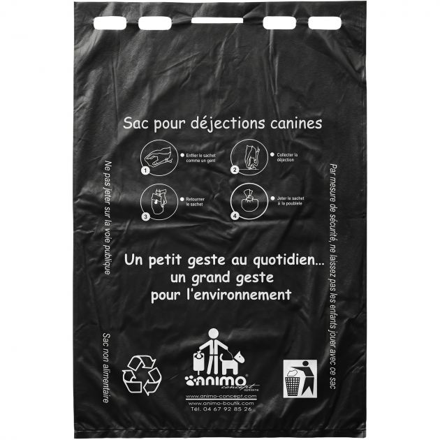 Sac déjection canine 2,5 L Rossignol - carton de 5000