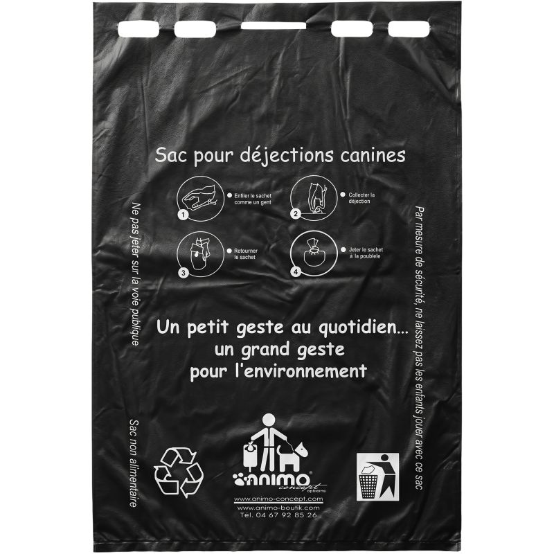 Sac déjection canine 2,5 L Rossignol - carton de 5000