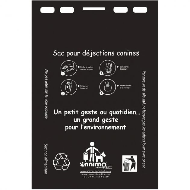 Sac déjection canine 2,5 L Rossignol - carton de 5000