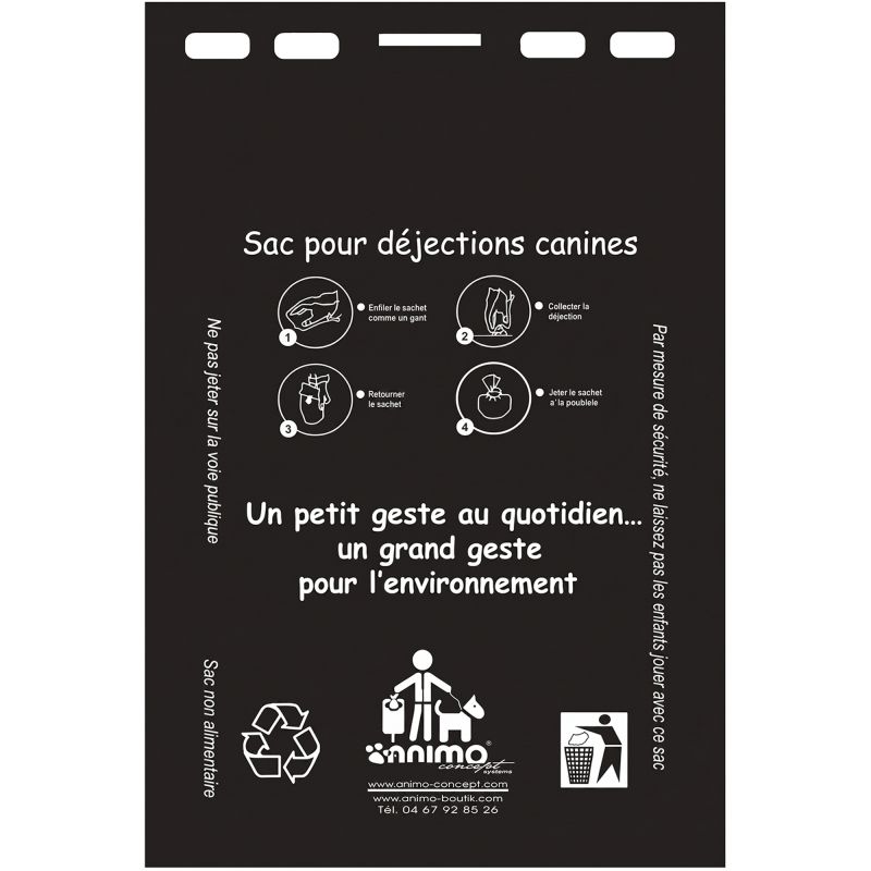 Sac déjection canine 2,5 L Rossignol - carton de 5000