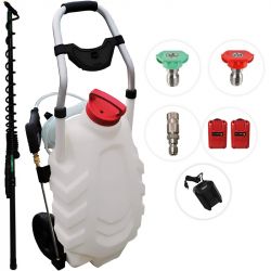 Pulvérisateur électrique pour toiture 30L avec perche télescopique 2 batteries 3,2 m
