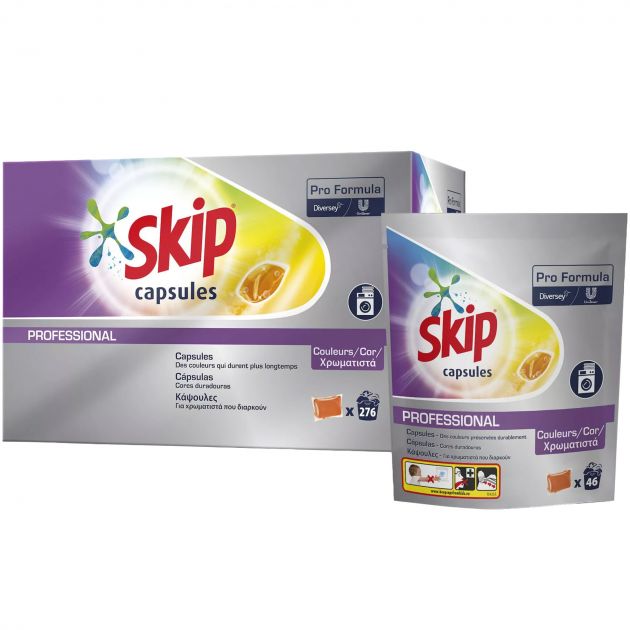 Capsule lessive Skip Professionel couleur x 46