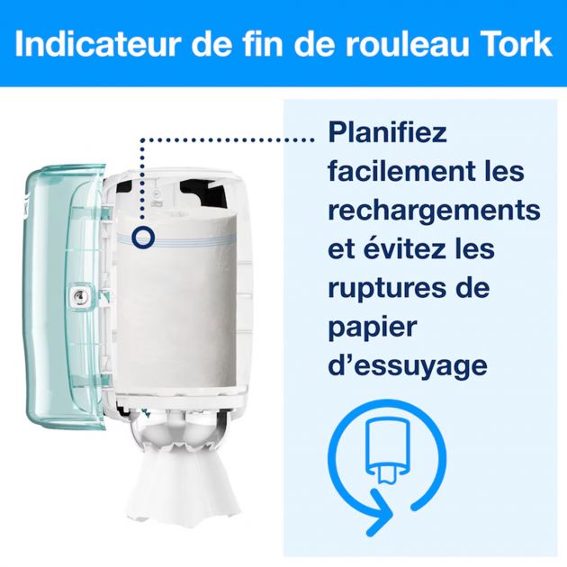 Bobine essuie tout dévidage central Tork M1 Advanced 11 x 120 m
