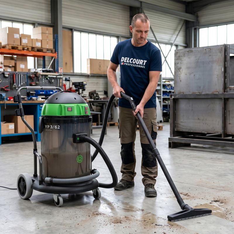 Aspirateur eau et poussière cuve plastique 62 L YP 3/62 ICA