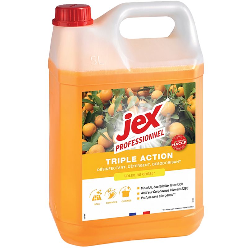 Nettoyants odorisant sols bidon de 5 L Jex Soleil de Corse