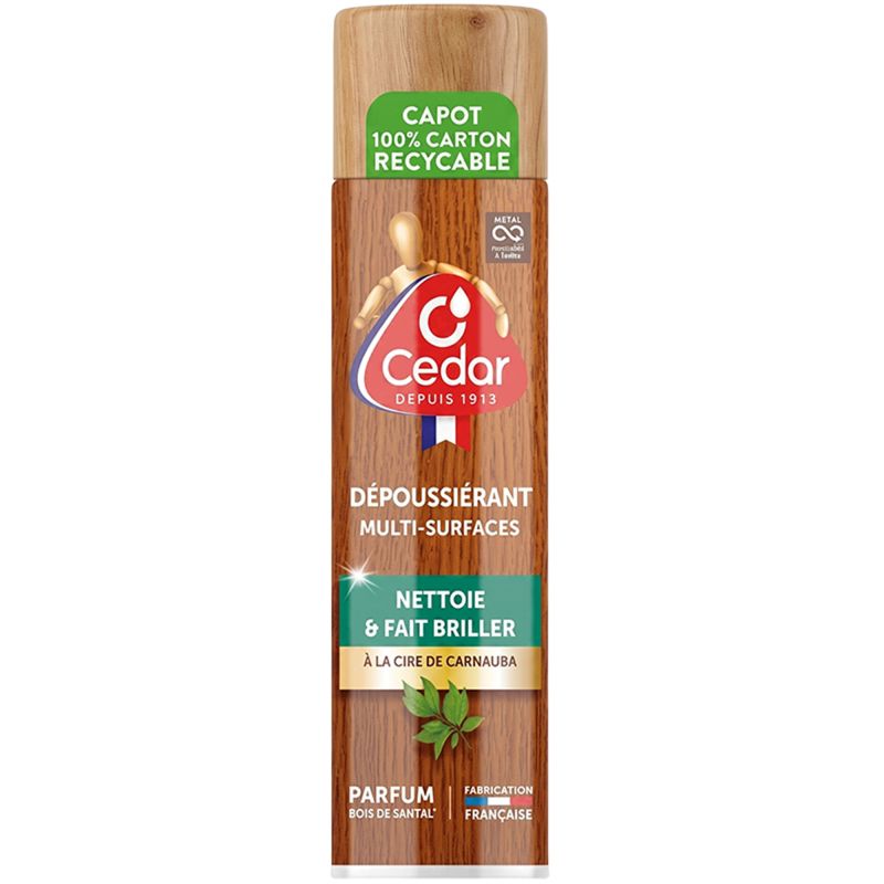 Dépoussiérant bois et surfaces modernes 300 ml O’cedar