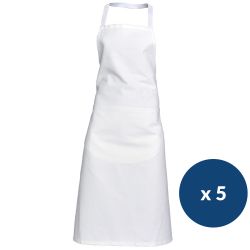 Tablier plongeur blanc x5