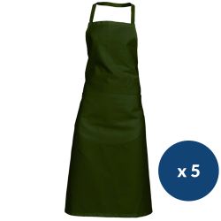 Tablier plongeur vert x5