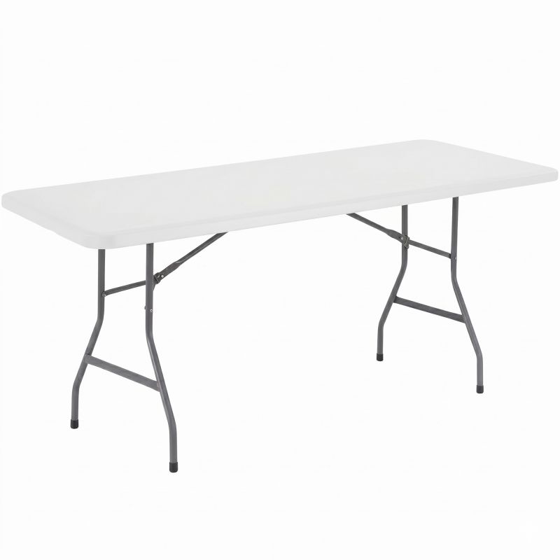 Table pliante 183 cm en plastique 8 places PEHD