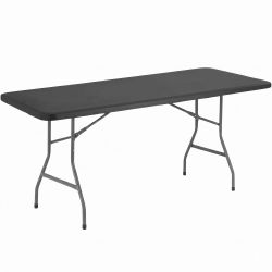 Table pliante 183 cm en plastique 8 places PEHD