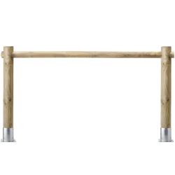 Barrière range vélo en bois