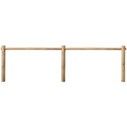 Extension barrière vélo en bois