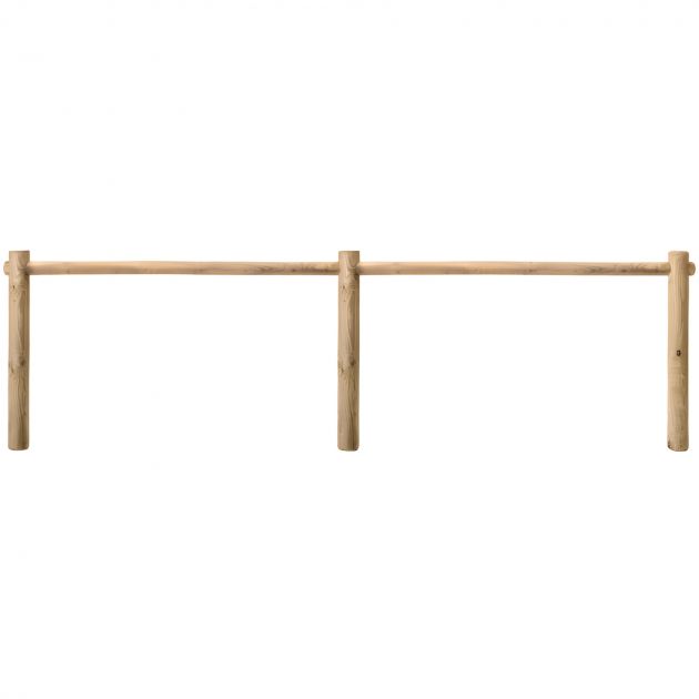 Extension barrière vélo en bois