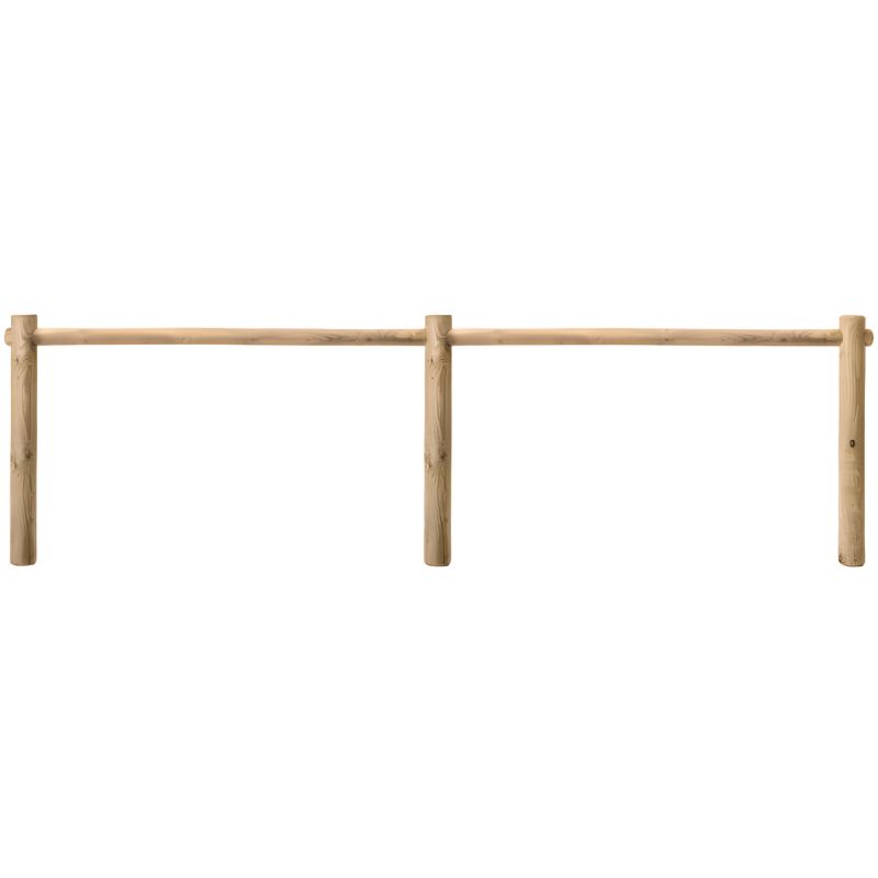 Extension barrière vélo en bois