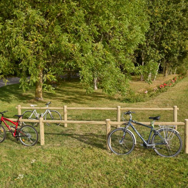 Extension barrière vélo en bois