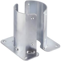Platine de fixation pour barrière range vélo bois