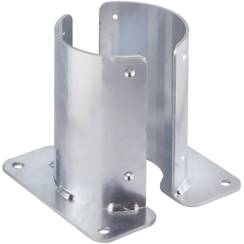 Platine de fixation pour barrière range vélo bois