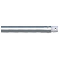 Manche aluminium double fixation 140 cm Ø23 mm