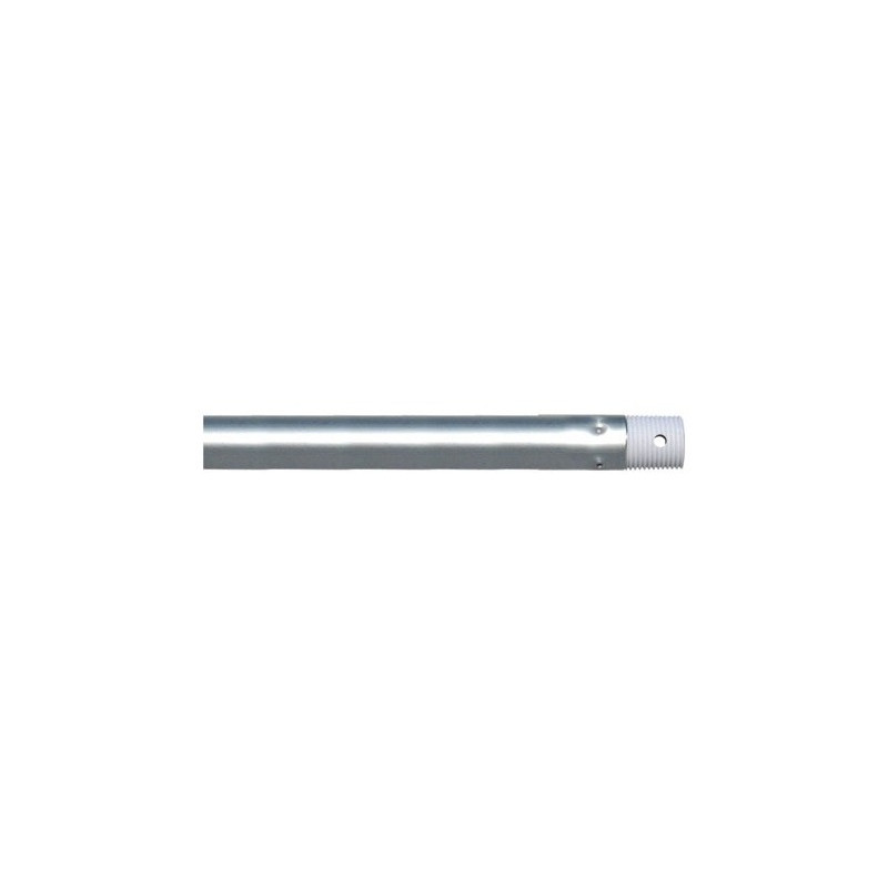 Manche aluminium double fixation 140 cm Ø23 mm