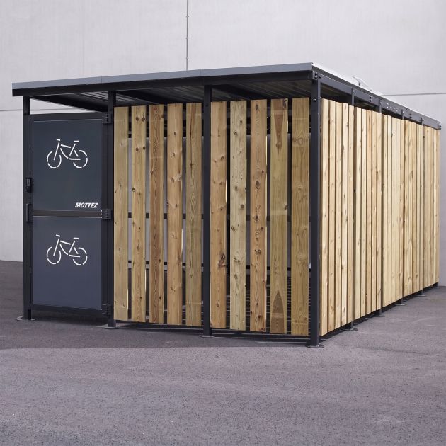 Abri vélo extérieur en bois