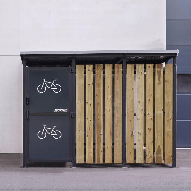 Abri vélo extérieur en bois