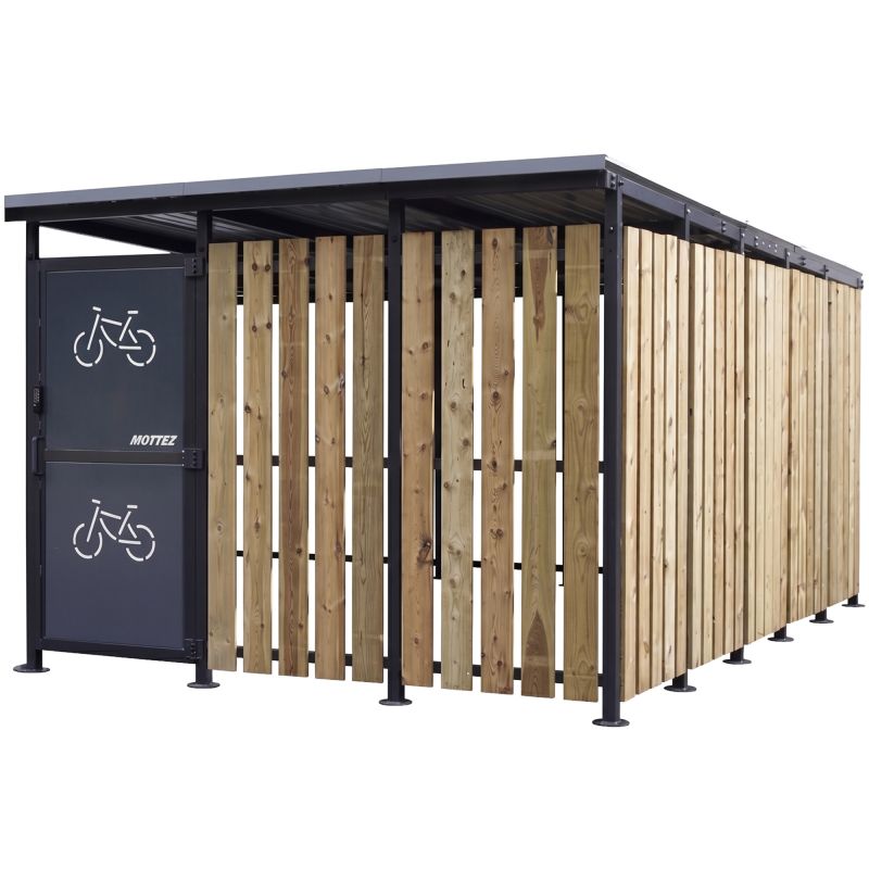 Abri vélo extérieur en bois