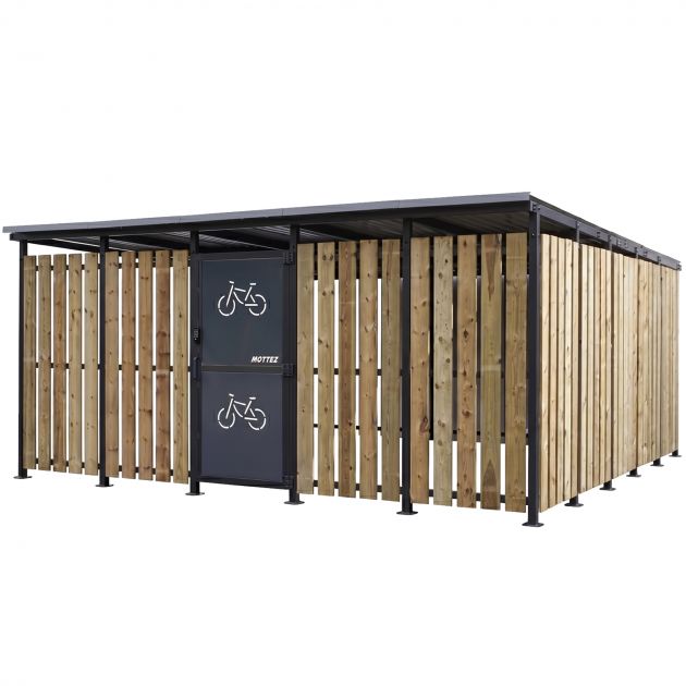 Abri vélo extérieur en bois