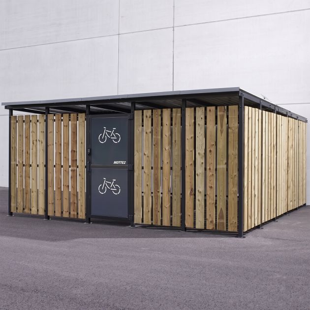 Abri vélo extérieur en bois