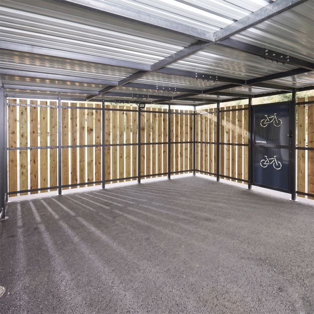 Abri vélo extérieur en bois
