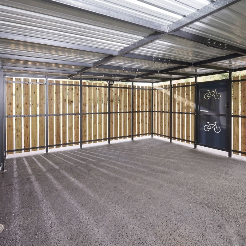 Abri vélo extérieur en bois