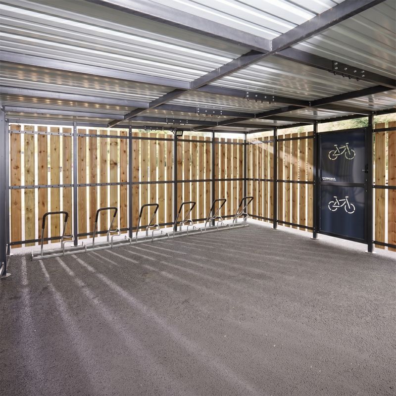Abri vélo extérieur en bois